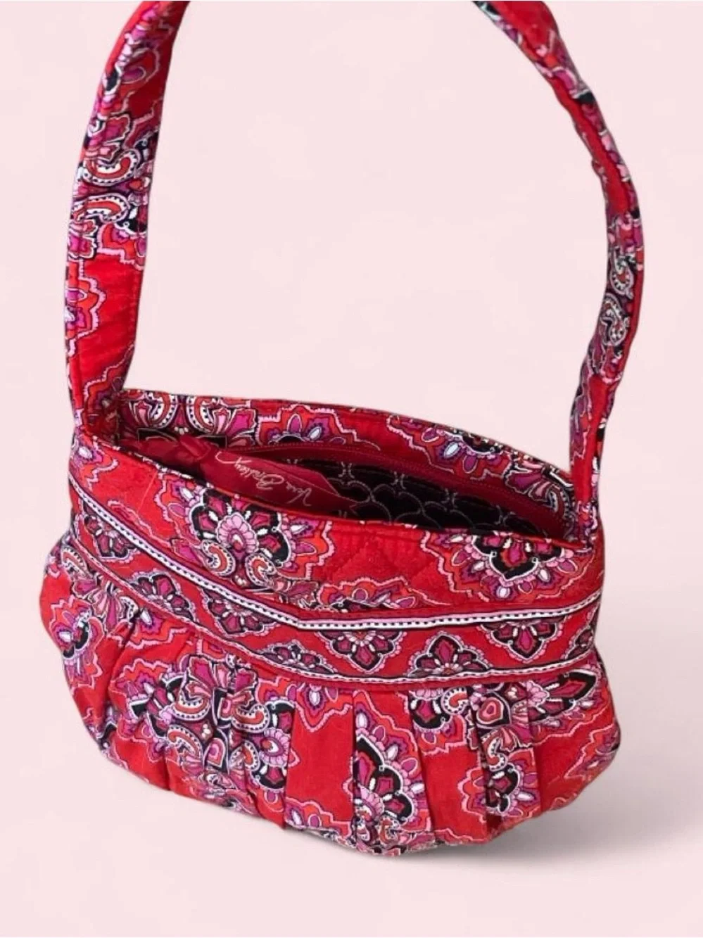 Vera Bradley Handbag Retired Pattern Frankly Scarlett